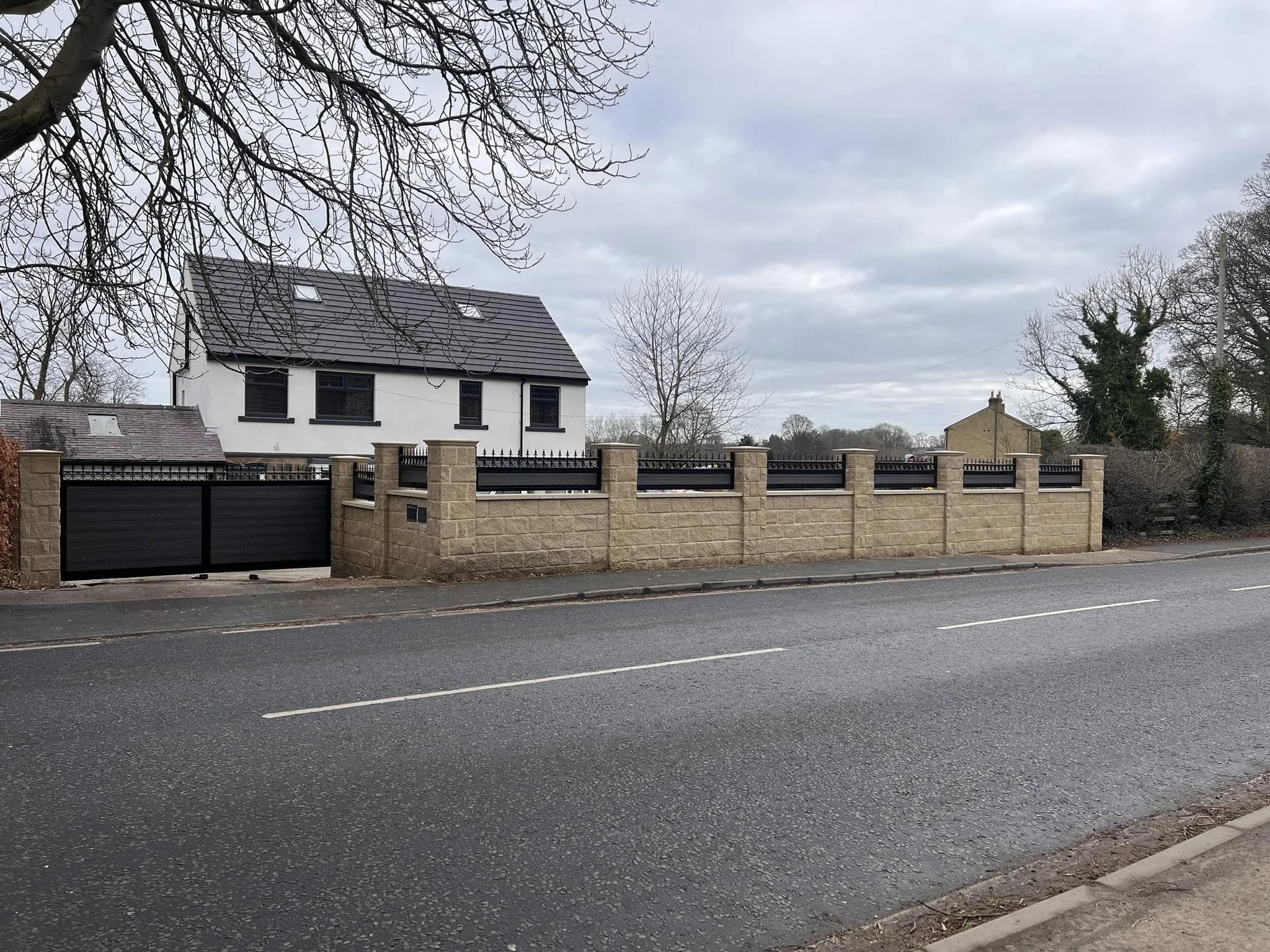 decorative railings wide