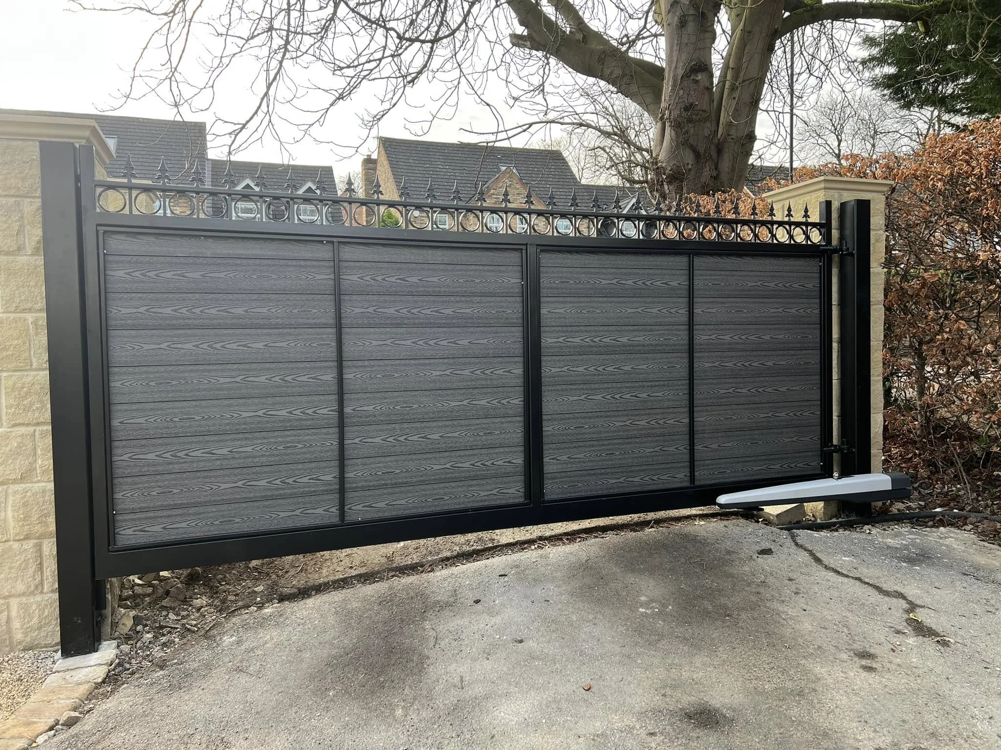 decorative swing gate